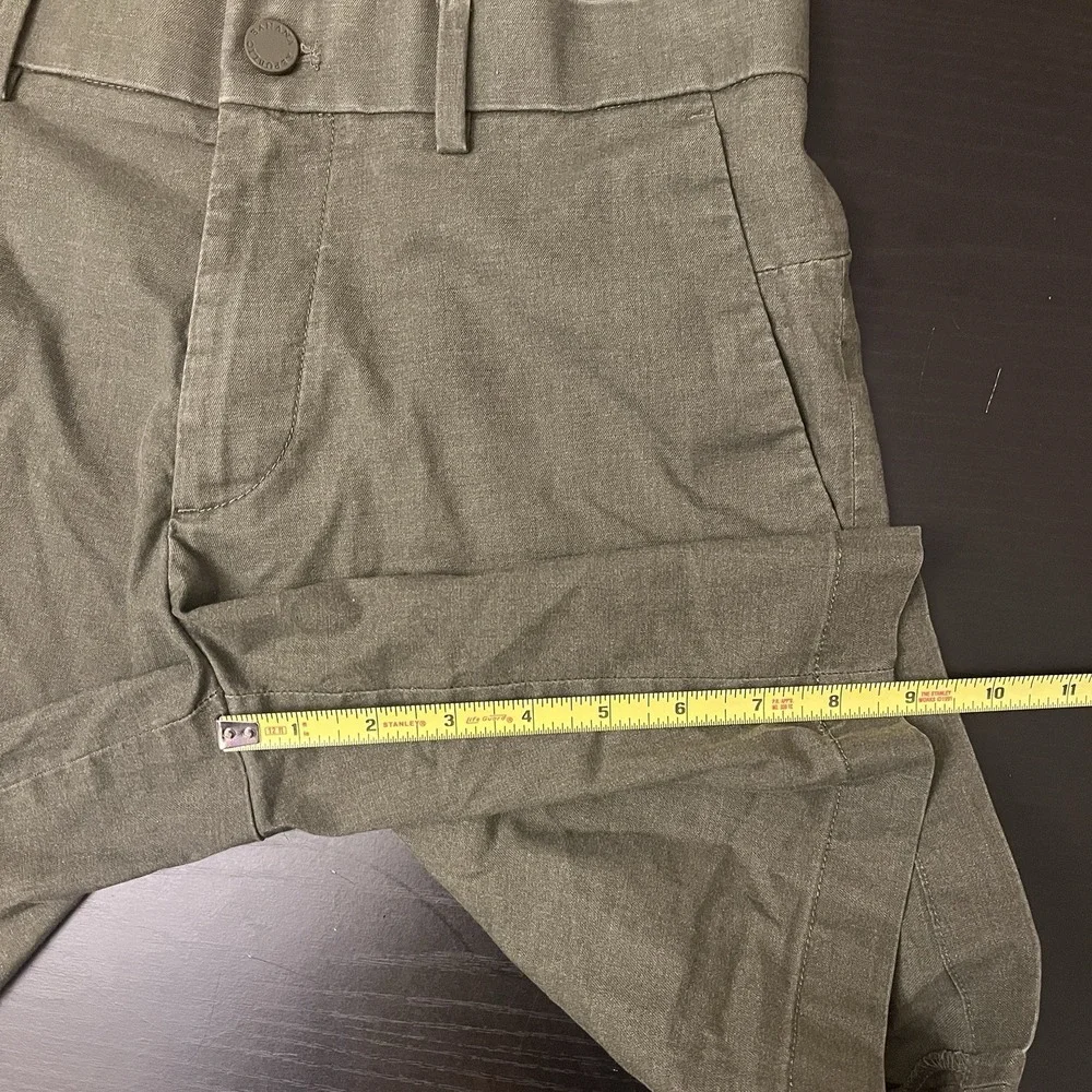 Banana Republic Men's Size 29 Aiden Short Army Green Chino Basic‎ Preppy